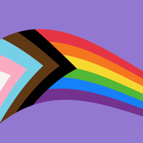 Stylisation of LGBT+ flag