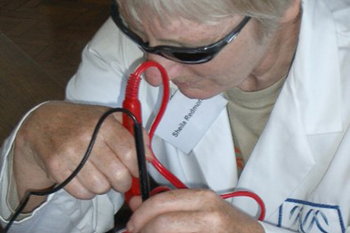 An attendee from the 2009 visually impaired adults’ summer school